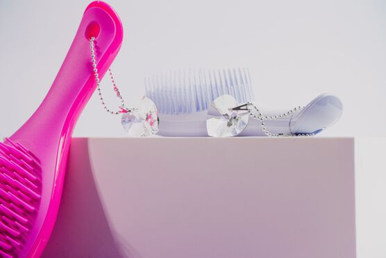 Escova de Cabelo Desembara&ccedil;adora Tangle Teezer + Swarovski Mini Ultimate Detangler
